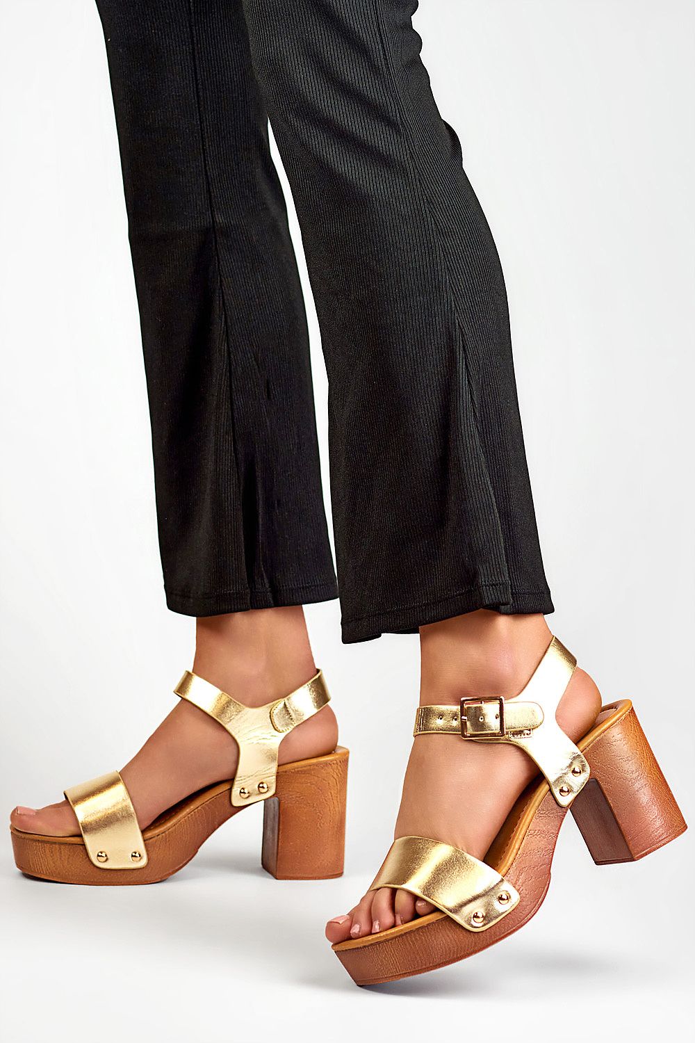 Heel sandals model 196986